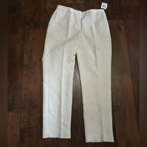Calvin Klein Light Cream Linen Pants